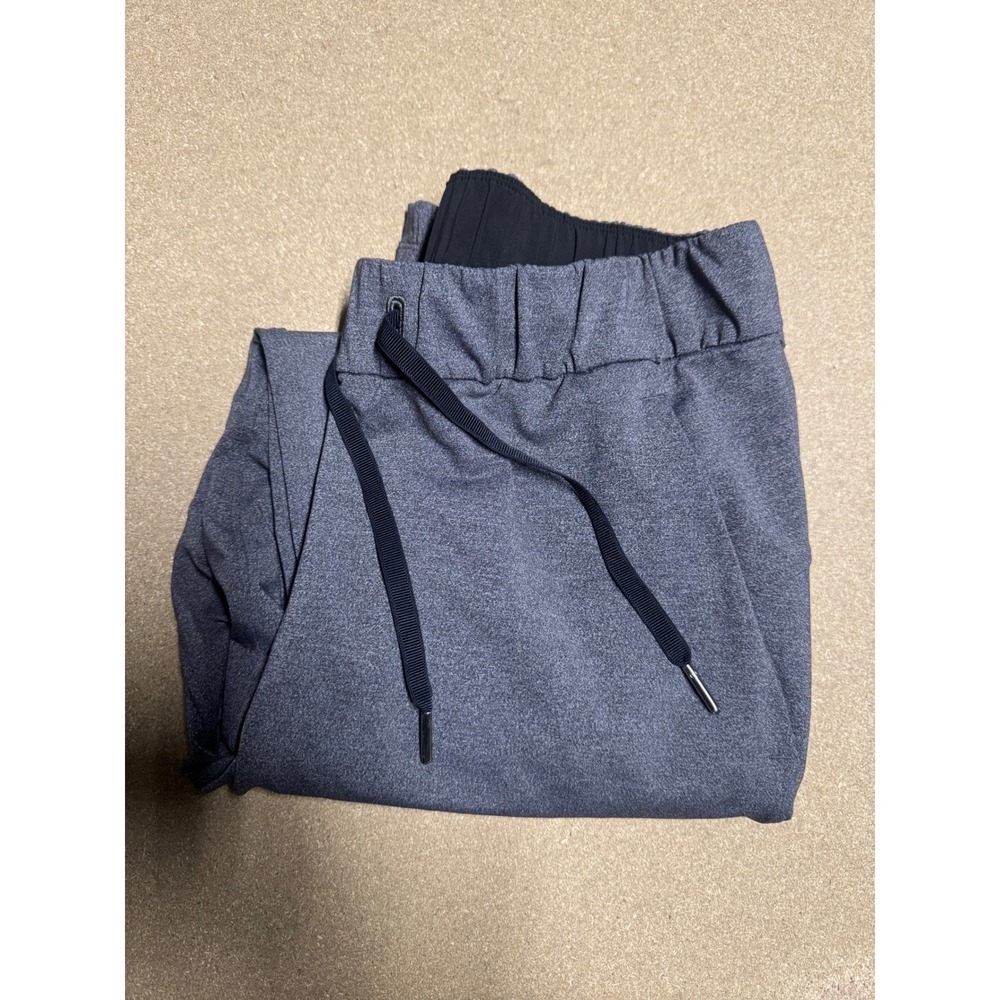 Lululemon on the fly Pant 27 Black Heather Grey Size 6‎ Athletic Jogger